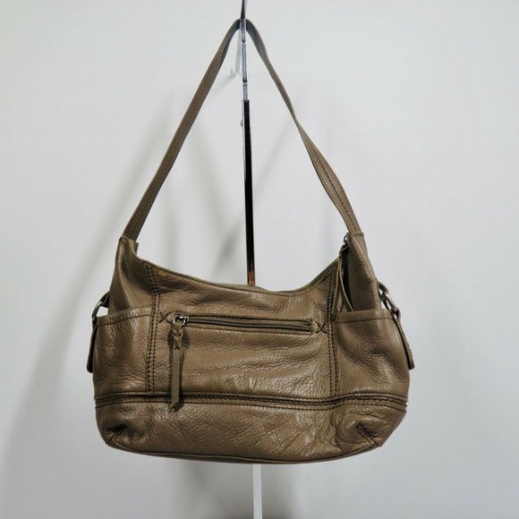 The Sak Handbags - THE SAK Kendra Pebbled Leather Hobo Purse Shoulder Bag ~ TAUPE